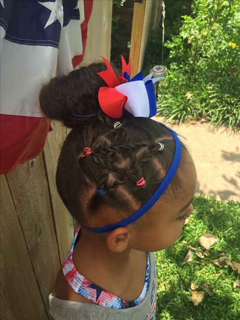 kids hairstyles, mixed girl hair, 4th of July hair 4th Of July Hairstyles For Kids Black, Fourth Of July Hairstyles For Curly Hair, Memorial Day Hairstyles For Kids, 4th Of July Curly Hairstyles, Fourth Of July Hairstyles For Kids, 4th Of July Hairstyles For Kids, Fourth Of July Hairstyles, Patriotic Hairstyles, 4th Of July Hairstyles