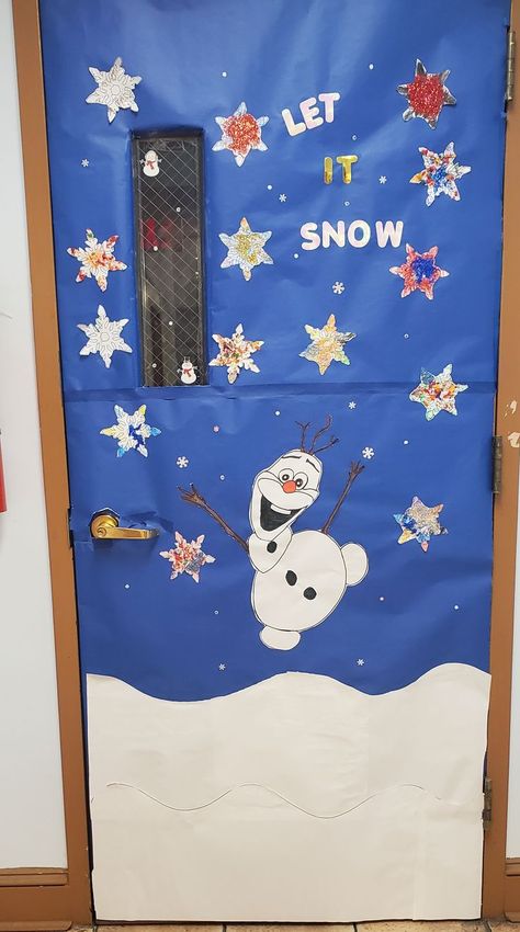 Door Decorations Classroom, Classroom Door, Let It Snow, Door Design, Classroom Decor, Door Decorations, Let It Be, Design