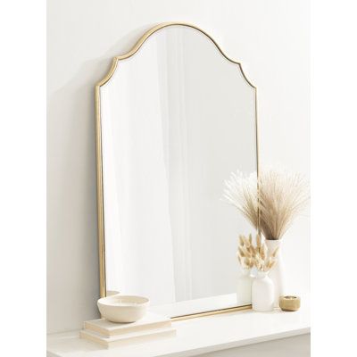 Arch Wall Mirror, Mirror Drawings, Arch Wall, Kelly Clarkson Home, Arch Mirror, Accent Mirror, Moroccan Design, Kelly Clarkson, Beveled Mirror