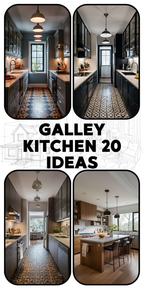 Discover 20 innovative galley kitchen ideas for your next galley kitchen remodel. From efficient galley kitchen layouts and island designs to maximizing narrow spaces, this guide covers it all. Explore tips for lighting, peninsula setups, white kitchens, and more to transform your space with style and functionality. Kitchen Remodel Galley Style With Island, Peninsula Galley Kitchen, Elegant Galley Kitchen, Open Galley Kitchen With Peninsula, Kitchen Remodel Narrow Layout, Gally Kitchen With Island, Gally Kitchen Decorating Ideas, Updated Galley Kitchen, Galley Kitchen With Peninsula Layout