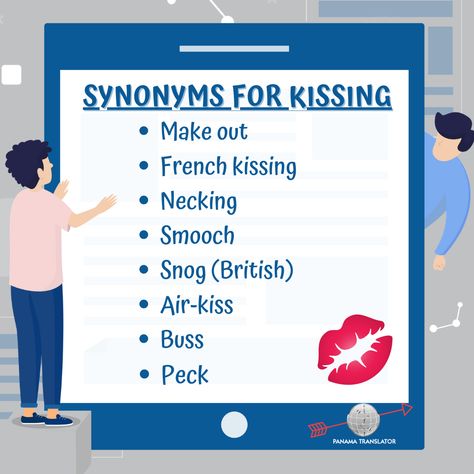 Other ways to say kissing. Synonyms for kissing Other Ways To Say, Idioms And Phrases, English Idioms, Making Out, Everyday Life, Kiss