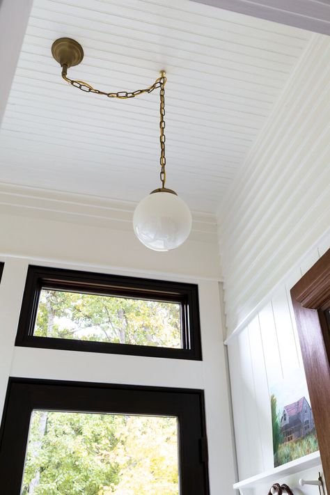 Slanted ceiling bedroom