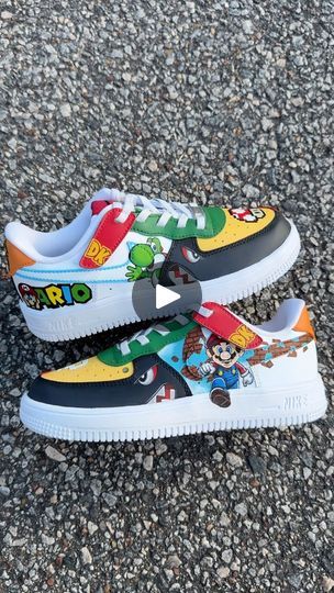 Guess The Character, Trust The Process, Custom Shoes, Mario