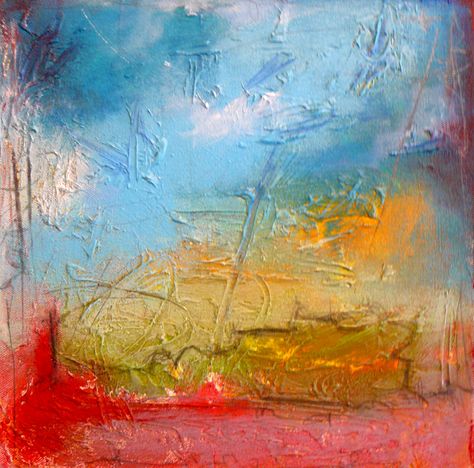 Saatchi Online Artist, Jennifer Bricker-Pugh Surrender, acrylic and graphite on canvas, 10x10  www.jenniferbricker-pugh.com Saatchi Online, Abstract Artwork, Fine Art, Canvas, Art