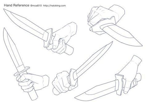 Holding Knife, Knife Drawing, Hand Drawing Reference, Hand Reference, Hands Holding, 캐릭터 드로잉, Anatomy Drawing, Poses References, Hand Sketch