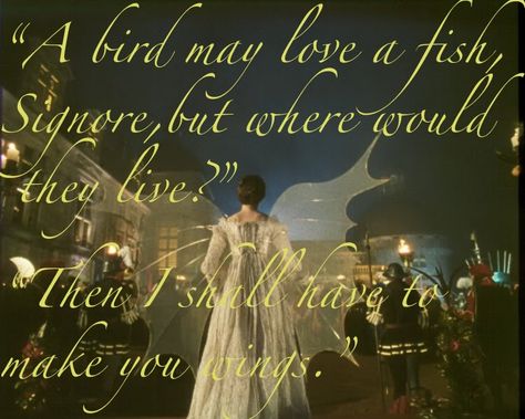 "A bird may love a fish, Signore, but where would they live?"    "Then I shall have to make you wings." Ella Enchanted, Cinderella Movie, A Cinderella Story, After Movie, Drew Barrymore, Movie Costumes, Iconic Movies, Period Dramas, Film Serie