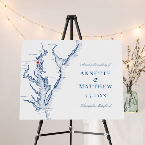 New Jersey Map, Maryland Beaches, Map Wedding Invitation, Cape May New Jersey, Map Wedding, Annapolis Wedding, Bethany Beach, Wedding Map, May Weddings