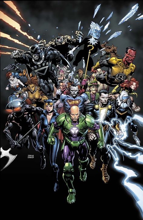 Ever since DC announced their big September event, Villain Month, fans have been speculating about the 52 baddies that would get their own covers. Well, here they all are in one spot. It's a re... Art Dc Comics, David Finch, Dc Art, Comic Villains, David Fincher, Dc Villains, Arte Dc Comics, New 52, Marvel Vs Dc