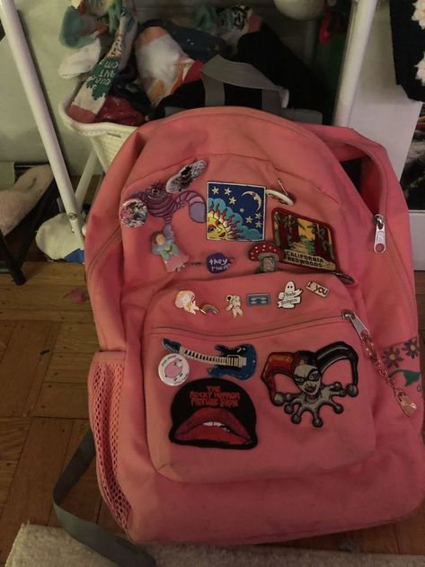 Joan + Core + Aesthetic, Fairy Grunge Backpack, Joan Core, Indie Backpack, Grunge Backpack, Backpack With Patches, Fairy Core Grunge, Fairy Grunge Aesthetic, My Backpack