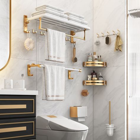 Bathroom Corner Shelves wall mounted hook Bathroom storage holder stand Bathroom tissue box Toilet brush Corner Rack https://m.alibaba.com/product/1600362580585/Bathroom-Corner-Shelves-wall-mounted-hook.html?__sceneInfo={"cacheTime":"1800000","type":"appDetailShare"} Corner Bathroom Storage Ideas, Toilet Brush Storage, Black Luxury Bathroom, Bathroom Corner Shelves, Washroom Storage, Corner Wine Rack, Toilet Holder, Bathroom Accesories, Bathroom Corner Shelf