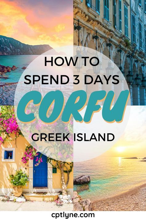 A cute photography diary of a 3 days trip itinerary to Corfu, Greece. It's the perfect summer destinations for your next vacations! Find out the best things to do on this beautiful Greek island. Chill at the beach and enjoy its clear crystal water or explore the old town while you eat some delicious greek foods. #Greece #Springbreak #summervacations #travelguide #Corfu #travelingtips #europedestinations Greece Itinerary, Corfu Greece, Greece Travel Guide, Eastern Europe Travel, Summer Destinations, Corfu, Island Travel, Europe Travel Guide, Europe Travel Destinations