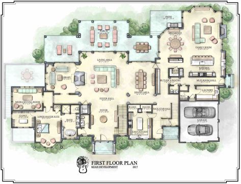 First/Ground Level - 6 Olde Towne Lane. Southampton Hamptons Mansion, Mansion Plans, Mansion Floor Plan, Mansions For Sale, Hamptons House, Chaise Lounges, Craftsman House Plans, Luxury Homes Interior, Sims House