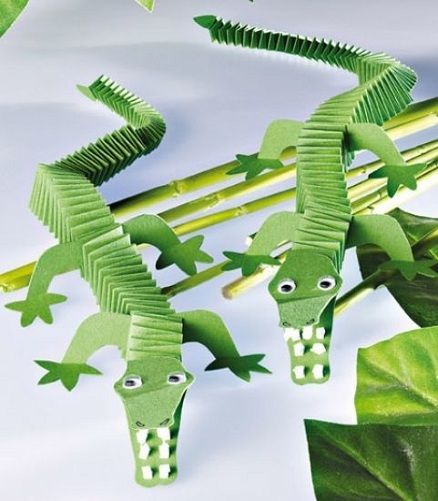 9 Awesome Crocodile Crafts Ideas For Preschoolers and Kids | Styles At Life Alligator Crafts, Crocodile Craft, Creative Craft, Paper Crafts For Kids, Childrens Crafts, Animal Crafts, Elementary Art, Summer Crafts, Toddler Crafts