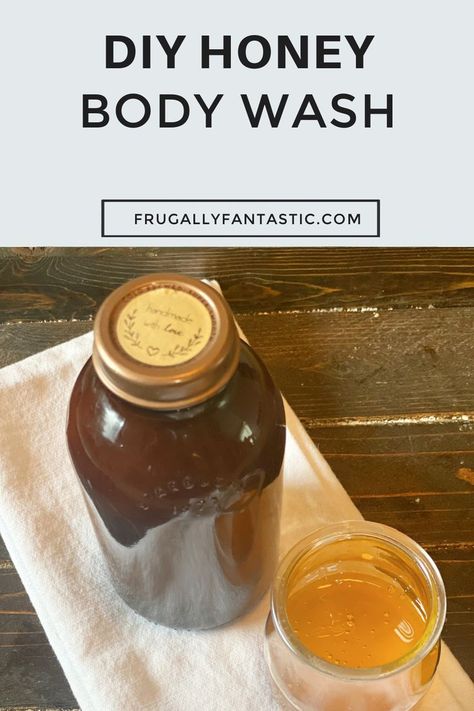 Diy Vitamin C Serum, Body Wash Recipe, Diy Body Wash, Honey Body Wash, Diy Honey, Honey Diy, Natural Body Wash, Honey Almonds, Citrus Essential Oil