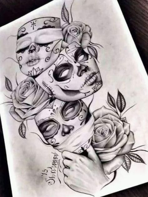 Sleeve Filler, Tattoo Sleeve Filler, Catrina Tattoo, Chicano Tattoos, Chicano Art Tattoos, Sugar Skull Tattoos, Cat Tattoos, Inspiration Tattoos, Floral Tattoo Sleeve