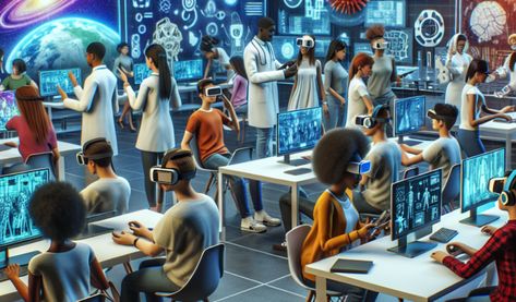 "Immersive Tech in Education: Future Trends & Innovations" Virtual Reality In Education, Virtual Reality Technology, Medical Training, Virtual Field Trips, Vr Experience, Experiential Learning, Speaking Skills, Future Trends, Field Trips