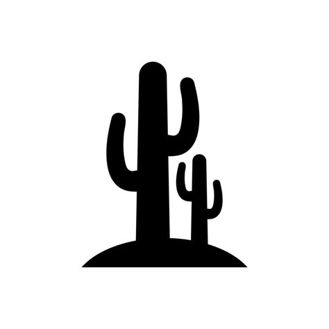 cactus vector icon Cactus Icon, Cactus Logo, Cactus Silhouette, Cactus Graphic, Cactus Vector, Laser Engraved Ideas, Plant Vector, Saguaro Cactus, Art Pop