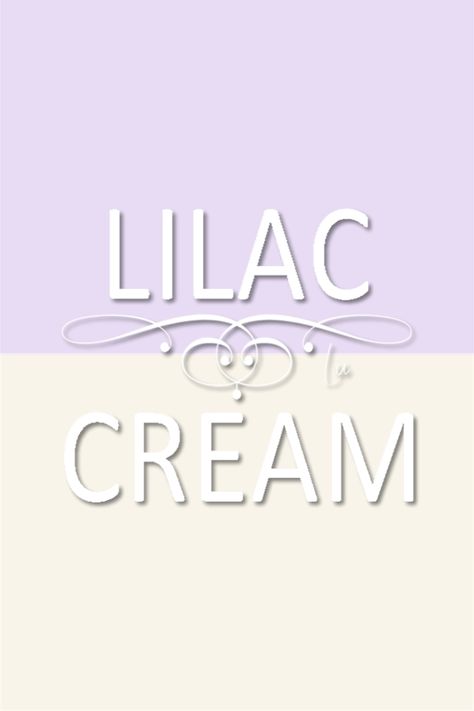 Lavender And Cream Color Palette, Lilac Palette Color Combos, Lavender Color Combinations, Lavender Branding, Nursery Lilac, Lilac Palette, Beige Wall Paints, Lilac Nursery, Lilac Wall