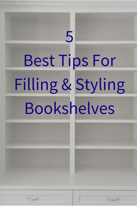 Bookshelf Styling Tips | carlaaston.com How To Arrange A Bookcase, How To Style A Bookcase With Books, Bookcases Decorating Ideas, Tall Bookcase Decor, How To Style A Library, Bookcases Decor, Staging A Bookcase, Bookshelf Display Bookcase Styling, Decorate Office Bookshelf