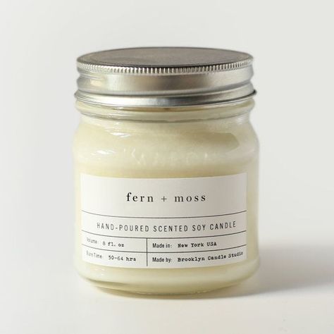 Candle Etiquette, Mason Jar Packaging, Jar Label Design, Brooklyn Candle, Spiked Apple Cider, Label Inspiration, Homemade Candle, Candle Labels Design, Brooklyn Candle Studio