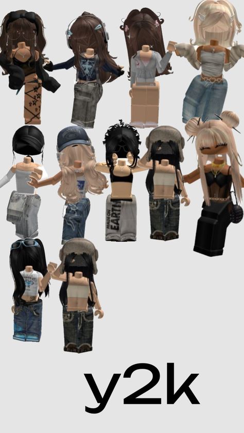 Hwo loves roblox like me and follow me Y2k Baddie Outfits, Y2k Baddie, Y2k Outfit Ideas, Eid Outfit, Female Avatar, Outfits Y2k, Aesthetic Y2k, Cool Avatars, Roblox Pictures