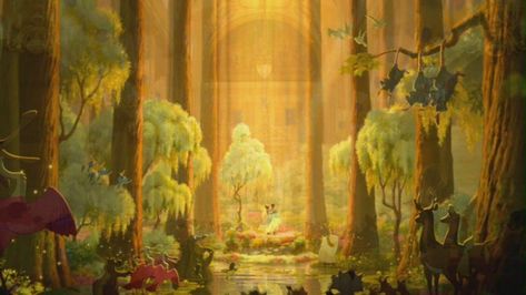 Brothers Grimm Fairy Tales, Woods Design, Up Disney, Frog Wallpaper, Disney Screencaps, Draw Realistic, Lady Of The Lake, Enchanted Wood, Samsung Tab