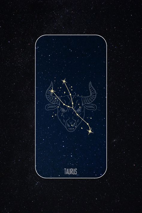 Taurus Zodiac Constellation, Signs Constellation, Zodiac Constellations, Taurus Zodiac, Image Illustration, Constellations, Zodiac Signs, Stock Illustration, Phone Wallpaper