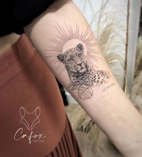 Cheetah Tattoo, Animal Tattoos For Women, Jaguar Tattoo, Leopard Tattoos, Lady Bug Tattoo, Insect Tattoo, Bug Tattoo, Fox Tattoo, Tattoo Feminina