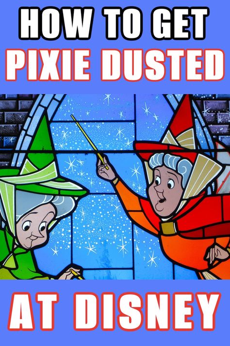 Here’s how to get pixie dusted at Disney World and easy tips for making the most of it. #pixiedust #disney #WDW #disneytips #disneyworld Pixie Dusting Disney Cruise, Pixie Dust Ideas For Disney, Diy Disney Crafts, Scary Halloween Party, Disney World Planning, Walt Disney World Vacations, Disney Decor, Disney Resorts, Disney Tips