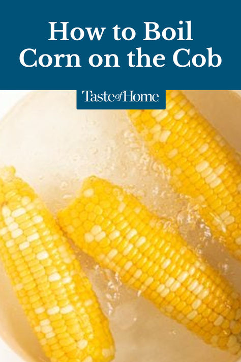 Golden ears of corn dripping with butter is a delicious summertime treat. We've got the secret formula for how to boil corn on the cob so it's juicy and crisp-tender every time. #cornonthecob #summertips Boiled Corn On The Cob, Summer Potluck Recipes, Flavored Butter Recipes, Boiled Corn, Lime Butter, Summer Potluck, Summer Corn, Ears Of Corn, Roasted Corn