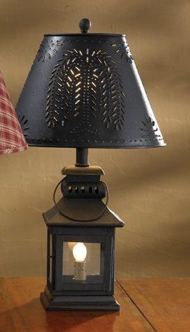 Amazon.com: Black Iron Lantern Lamp: Home Improvement Primitive Lamps, Country Lamps, Best Desk Lamp, Iron Lantern, Primitive Lighting, Primitive Homes, Iron Lanterns, Park Designs, Lantern Lamp