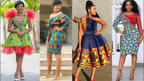 Short Gown For Ladies, Ankara Styles For Pregnant Women, Skirt And Blouse Designs, Maternity Gown Styles, Gown For Ladies, African Maternity Dresses, Yakoema Fashion, Military Ball Gowns, Ankara Short