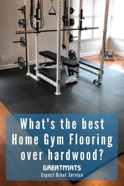 *Is Foam Durable Enough for Home Gym Flooring Over Hardwood? *Is It Dangerous to Work Out on Carpeting? *What Gym Flooring Combines the Best Features of Rubber and Foam? *Is It Safe to Use Rubber As Home Gym Flooring Over Hardwood? Home Gym Mats Flooring, Exercise Rooms, Gym Flooring Rubber, Gym Floor Mat, Home Gym Flooring, Floor Exercise, Interlocking Foam Tiles, Basement Gym, Foam Tiles