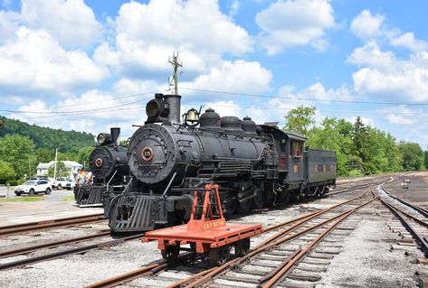 https://flic.kr/p/2jQgPds | East Broad Top Railroad 12 and15 - Rockhill Furnace, Pennsylvania - August 14, 2020 (4) Rock Hill, Pennsylvania, Train, Photography