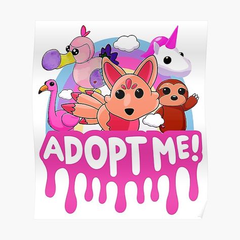 Aesthetic Adopt Me Wallpaper, Baby Boy Cake Topper, Nike Wallpaper Iphone, Roblox Adopt Me, Me Logo, Me Poster, Cute Images For Wallpaper, Unicorn Stickers, Adopt Me