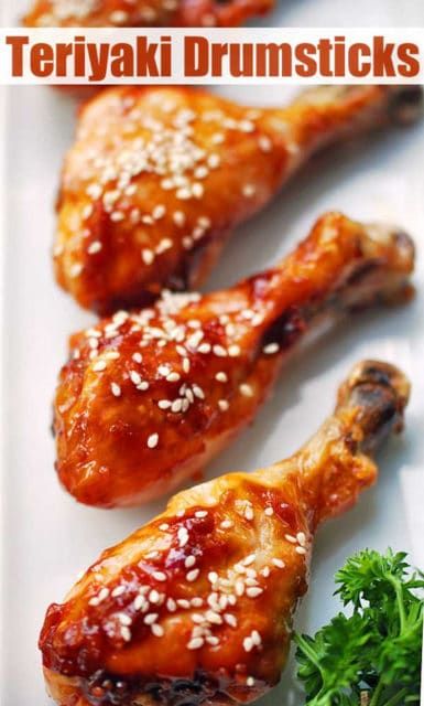 Teriyaki Chicken Drumsticks, Chicken Drumstick Recipes Oven, Drumstick Recipes Oven, Baking Chicken, Honey Teriyaki Chicken, Teriyaki Chicken Crock Pot, Baked Recipe, Baked Teriyaki Chicken, Easy Teriyaki Chicken