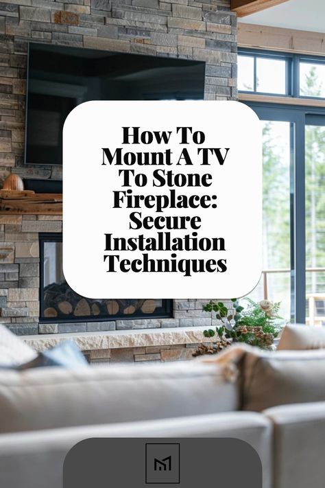 Learn the essential steps for securely mounting a TV to a stone fireplace, ensuring safety and stability. This guide covers the selection of the right mounting hardware suitable for stone surfaces, including specific anchors and drills needed to penetrate stone without causing damage. Discover techniques for hiding cables for a clean look, and tips for choosing the optimal height and angle for comfortable viewing while maintaining the integrity of your stone fireplace. Stone Fireplace Tv Mount, Adding Mantle To Stone Fireplace, Tv Mounted On Stone Fireplace, Stone Fireplaces With Tv Above, Tv Mount On Stone Fireplace, Frame Tv Over Stone Fireplace, Frame Tv On Stone Fireplace, Tv Above Stone Fireplace, Tv On Stone Fireplace