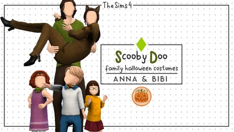 Sims 4 Halloween Cc Maxis Match, Family Cc Sims 4, Sims 4 Scooby Doo Cc, Sims 4 Halloween Cc Costume, Halloween Cc Sims 4, Sims 4 Cc Halloween Costumes, Sims 4 Halloween Costumes, Sims 4 Halloween Cc, Sims Halloween Costume