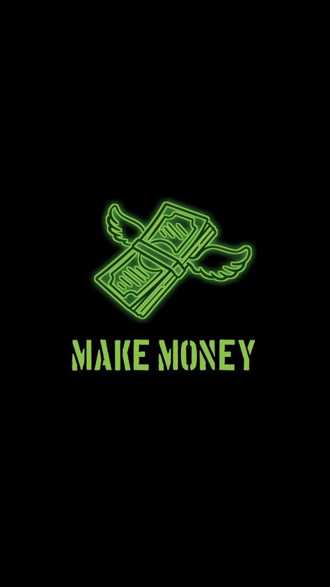 Make money wallpaper,neon,green design Money Bag Wallpaper, Green Money Wallpaper, Green Money Aesthetic, Money Aesthetic Green, Make Money Wallpaper, Dollars Money Wallpaper, Green Dollar, Green Money, Background Mobile