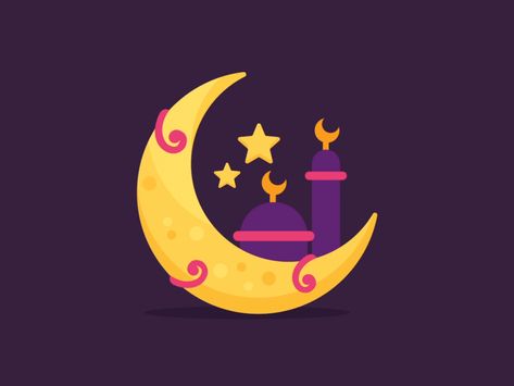 Ramadan Moon by Muhammed | Dribbble | Dribbble Ramadan Gif, Eid Gif, Eid Mubarak Animation, Happy Eid Wishes, Eid Mubarak Gif, Ramadan Cards, Eid Mubarak Images, Eid Mubarak Wishes, Mubarak Ramadan