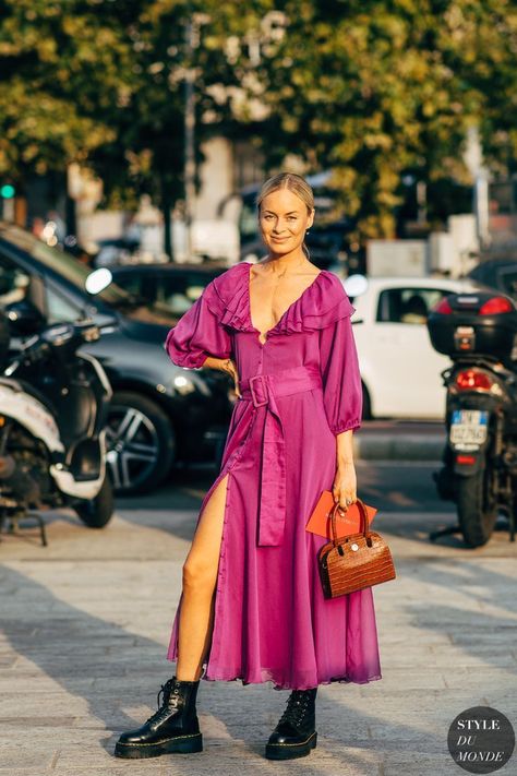 2020 Street Style, Popsugar Fashion, Looks Street Style, Street Style Summer, Dresses Elegant, Street Style Chic, Cool Street Fashion, Street Chic, Looks Style