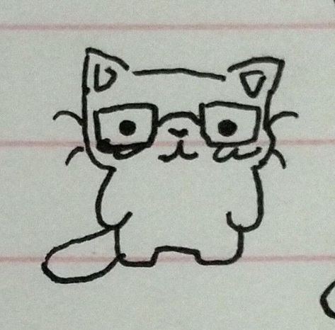 Funny Cat Doodles, Silly Cat Drawings, Silly Cats Drawing, Silly Cat Doodles, Smol Cat, Silly Cat Drawing, Silly Drawings, Cat Doodles, Silly Doodles