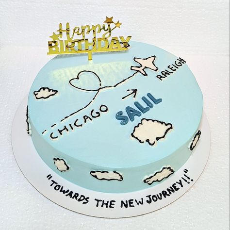 Happy Journey Cake Designs, Going Abroad Cake, Welcome Back Cake Travel, Journey Cake Design, Welcome Cake Design, Bon Voyage Cake Ideas, Happy Journey Cake Ideas, Happy Journey Cake, Chemistry Cake