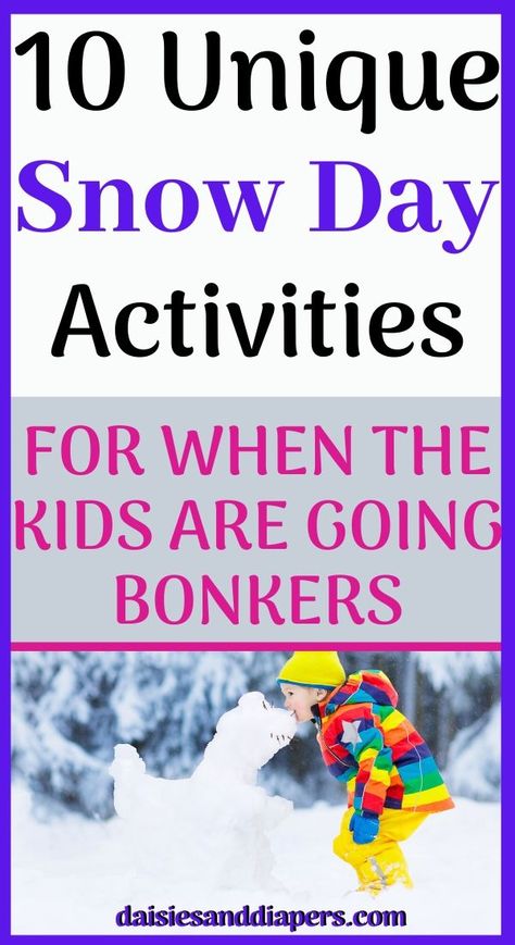 Snow Day Activities For Kids, Games To Play Inside, Snow Day Activities, Make Your Own Playdough, Things To Do Inside, 2nd Grade Activities, Games To Play With Kids, Winter Play, Snow Activities