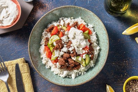 Share me on Pinterest Spicy Crema, Soy Sauce Marinade, Jasmine Rice Recipes, Bulgogi Sauce, Weeknight Dinner Recipes, Chefs Plate, Quick Pickled Cucumbers, Hello Fresh Recipes, Bulgogi Beef