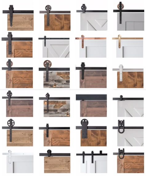 Barn Door Designs, Barn Door Track, Diy Barn, Diy Barn Door, Doors Sliding, Sliding Barn Door Hardware, French Interior, Folding Doors, Interior Barn Doors