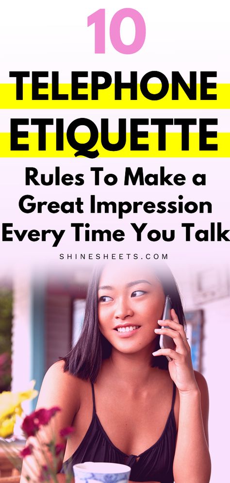 Telephone Etiquette Business, Phone Ettiquite At Work, Phone Etiquette Manners, Telephone Etiquette, Cell Phone Etiquette, Office Etiquette, Professional Etiquette, Email Etiquette, Phone Etiquette