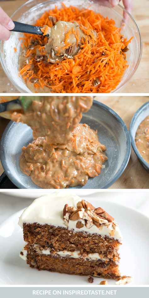 An incredibly moist carrot cake recipe with an ultra-creamy cream cheese frosting. Moist Carrot Cake Recipe, Carrots Cake, Moist Carrot Cake, Carrot Cake Recipe Easy, Homemade Carrot Cake, Moist Carrot Cakes, Easy Carrot Cake, Bolo Fit, Best Carrot Cake