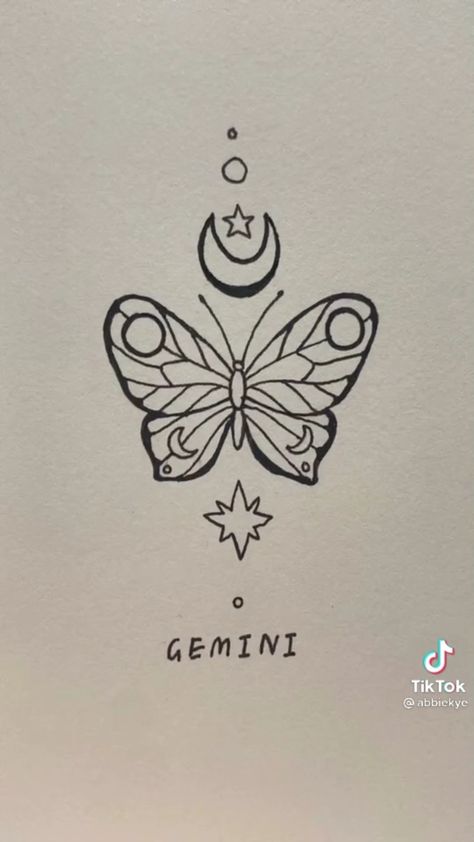 Simple Gemini Tattoo, Simple Tattoo With Meaning, Sunflower Tattoo Sleeve, Simple Line Art, Gemini Tattoo, Tattoo Simple, Cute Tiny Tattoos, Pretty Tattoos For Women, Line Art Tattoos