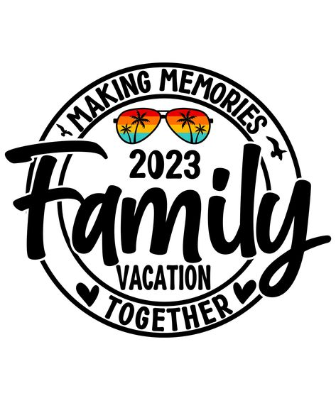 *This listing is a DIGITAL DOWNLOAD ONLY! *No physical item will be sent with this purchase. Family Reunion Tshirt Design, Reunion Tshirt Design, Family Reunion Shirts Designs, Happy Journey, Family Vacation Tshirts, Class Shirts, Vacation Tshirts, 2023 Svg, Cricut Shirts